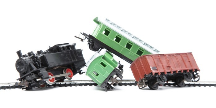Toy Train Wreck